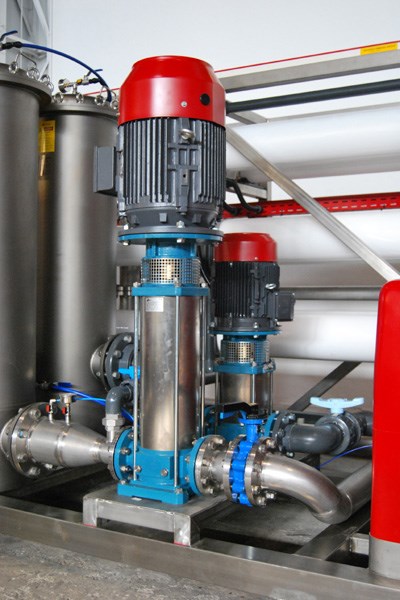 pompa impianto osmosi inversa
